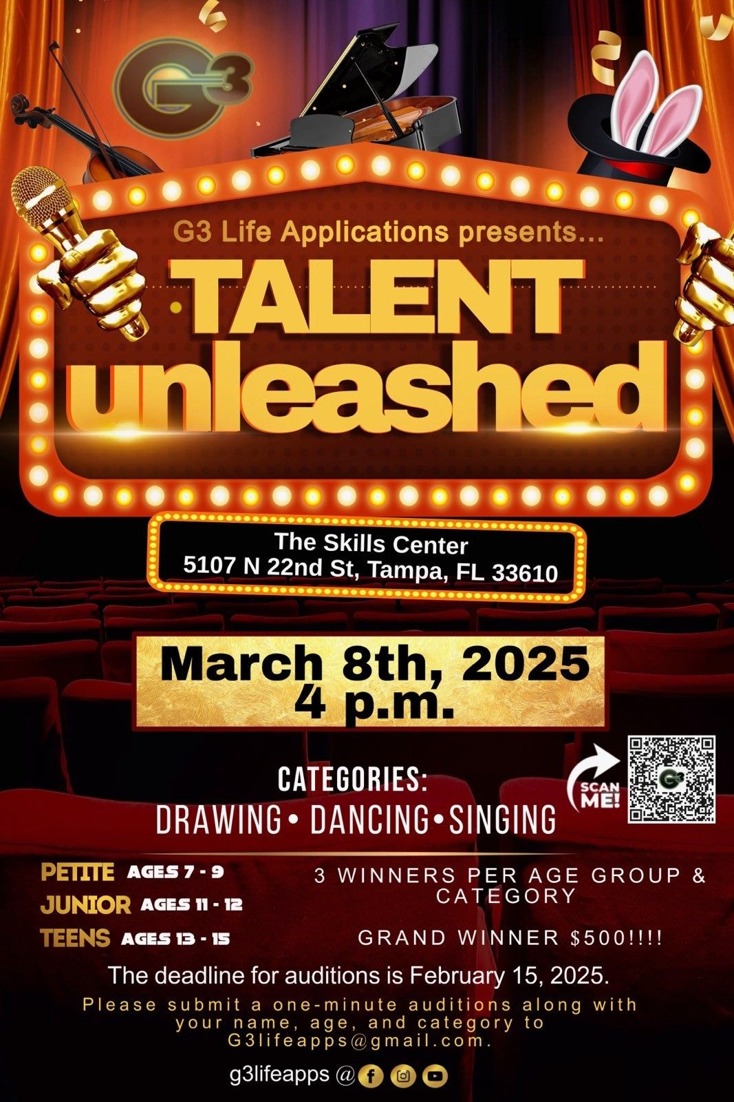 g3 2025 Talent show March