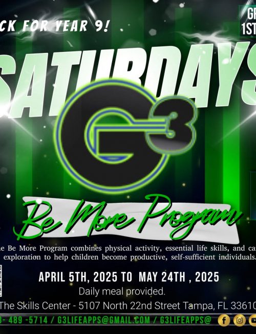 g3 Be More Flyer 2025